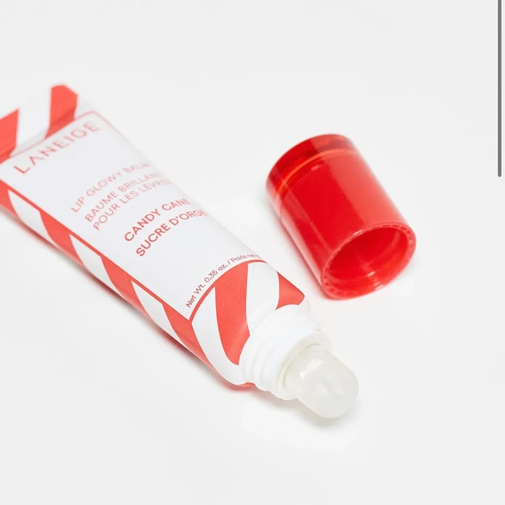 LANEIGE Lip Glowy Balm Candy Cane Peppermint Holiday Limited Edition Full Size